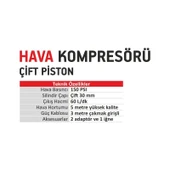 Cmc Çift Piston Araç Hava Kompresörü 6865 thumbnail 3