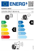 225/50R17 98W ECSTA HS52 thumbnail 2