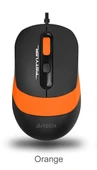 A4 Tech Fm10 Usb Fstyler Turuncu Optik 1600 Dpı Mouse thumbnail 2