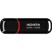 ADATA UV150-512GB USB3.2 Gen1 Black Flash Bellek thumbnail 1