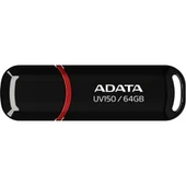 ADATA UV150-64GB USB3.2 Gen1 Black Flash Bellek thumbnail 1