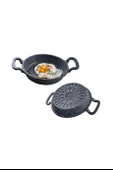 EDA COOKWARE ASYA DÖKÜM SAHAN 24 CM GRİ YUVARLAK ZK-964 thumbnail 1