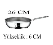 Oms Çelik Tava 26x6 CM thumbnail 2