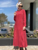Misswhence Fermuarlı İpek Elbise 35800 thumbnail 1