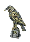 Steampunk Karga Biblo Heykel thumbnail 1