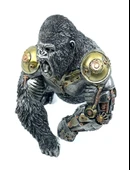 Steampunk Goril King Kong Biblo 25 Cm thumbnail 2