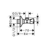 Hansgrohe Ara Musluk E 3/8 Çıkış thumbnail 2