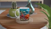 Neon Mercan Bahçesi Kupa Bardak thumbnail 4