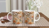 Pastel Bahar Düşü Kupa Bardak thumbnail 5