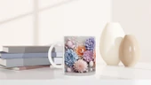 Pastel Çiçek Duvarı Kupa Bardak thumbnail 6