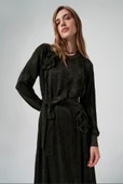 Misswhence Gül Detaylı İpek Elbise 36800 thumbnail 9