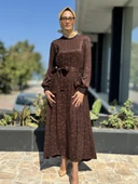Misswhence Gül Detaylı İpek Elbise 36800 thumbnail 2