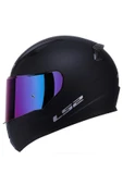 LS2 Rapid 2 Mat Siyah Rainbow Vizörlü Kask thumbnail 3