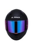 LS2 Rapid 2 Mat Siyah Rainbow Vizörlü Kask thumbnail 2