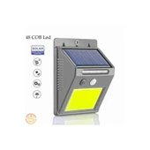Hareket Sensörlü Solar 48 Led Bahçe Lambası thumbnail 1