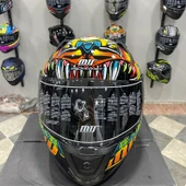MTS M-801 SNAKE Full Face Kask AZURE thumbnail 5
