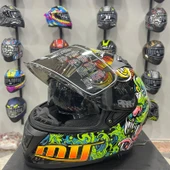 MTS M-801 SNAKE Full Face Kask AZURE thumbnail 2