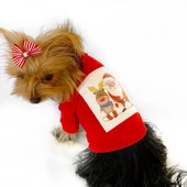 Noel Baba Ve Rudolph Köpek Tişörtü thumbnail 6
