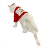 Cute Rudolph Kedi Tişörtü Noel thumbnail 6