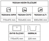Morganit Gn-78 Granit Eviye (Super White) thumbnail 3
