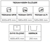 Morganit Gn-60 Granit Eviye (Super White) thumbnail 3