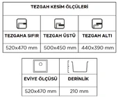 Morganit Gn-45 Granit Eviye (Super White) thumbnail 2