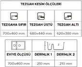 Tetragon 2B 65 Granit Eviye (Graphite Grey) thumbnail 3