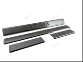 Opel Corsa D HB 2006 > 2015 Kapı Eşiği 4 Prç. P. Çelik thumbnail 2