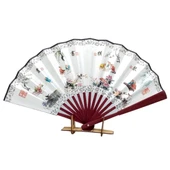 Çin Bambu Keten Yelpaze Orta Çanta Boy No.13 thumbnail 1