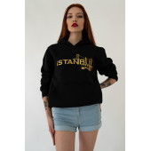 İstanbul Mafia Kapüşonlu Kadın Sweatshirt thumbnail 2