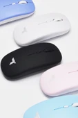Siyah Tmk-04 Bluetooht Kablosuz Klavye Mouse Seti thumbnail 5