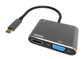 Vcom CU451 Type-C To Vga Hdmi Usb Type-C Çevirici thumbnail 1