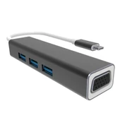 Vcom DH319 Type-C To Usb 3.0-3 Vga Çevirici thumbnail 2