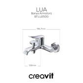 CREAVİT Lua Banyo Bataryası Armatürü LU2500 thumbnail 2