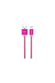 SUNİX 3a Soft Kablo Lightning Şarj Ve Data Kablosu Pembe Sc-03 thumbnail 1