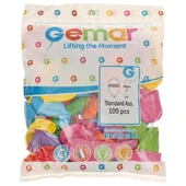 GEMAR BALON 100'LÜ 19CM A70 thumbnail 2