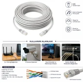 Powermaster PM-11162 Cat5 40 Metre Rj45 Patch Network Ethernet İnternet Kablosu thumbnail 2