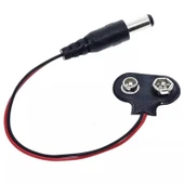 9 Volt 2.1 Mm Jacklı Pil Başlığı (IC-232A) thumbnail 2