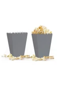 Popcorn Kutusu 8'li -Düz Gümüş- thumbnail 1