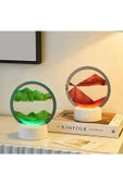 3D Işıklı Kum Saati  Gece Lambası  Dekor thumbnail 3