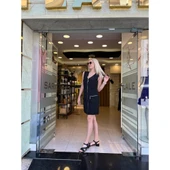 FERMUARLI KISA ELBİSE thumbnail 8