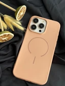 iPhone 11 MagSafe Mat Silikon Kılıf Şeftali thumbnail 2