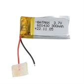 Powermaster 601430 3.7 Volt 300 Mah Lityum Polimer Pil thumbnail 1