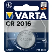 Varta CR 2016 3 Volt Lityum Tekli Pil thumbnail 1