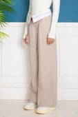 Bej Kumaş Pantalon thumbnail 5