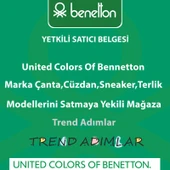 Benetton Bej Sofline Kadın Deri Geniş Cüzdan BNT 1443 thumbnail 4
