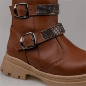 Trend Adımlar Taba Kız Çocuk Fermuarlı Postal Bot thumbnail 5
