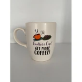 Endless Cup Get More Coffee Beyaz Kupa Bardak thumbnail 1