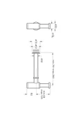 VitrA Origin A45123 Lavabo Sifonu-T Tipi thumbnail 2
