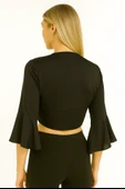 Sarı Gri Yazlık Bolero thumbnail 3